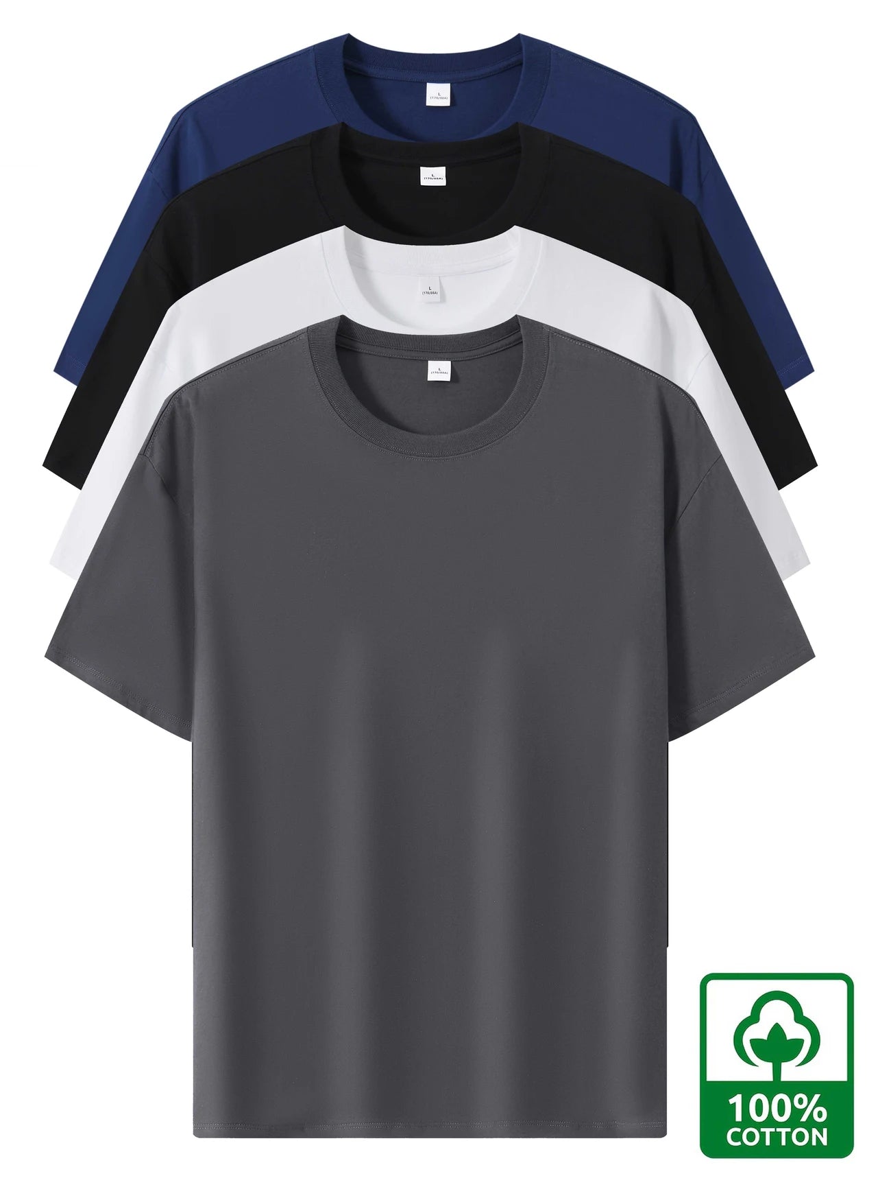 T-shirt de corte largo - 100% algodão