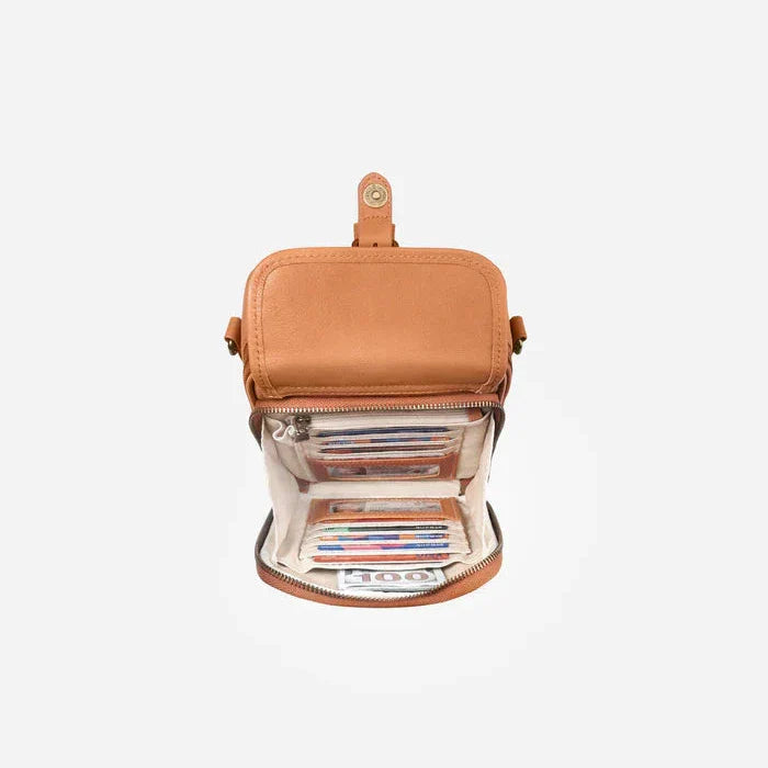 Crossbody leather bag