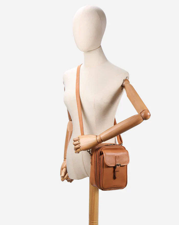 Crossbody leather bag